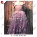 JannyBB New design purple vintage organza dress